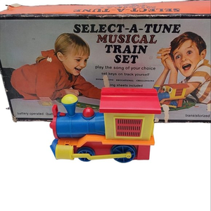 VTG Select a Tune Musical Train Set Interactive Toy Plays Music Works! 2111‎